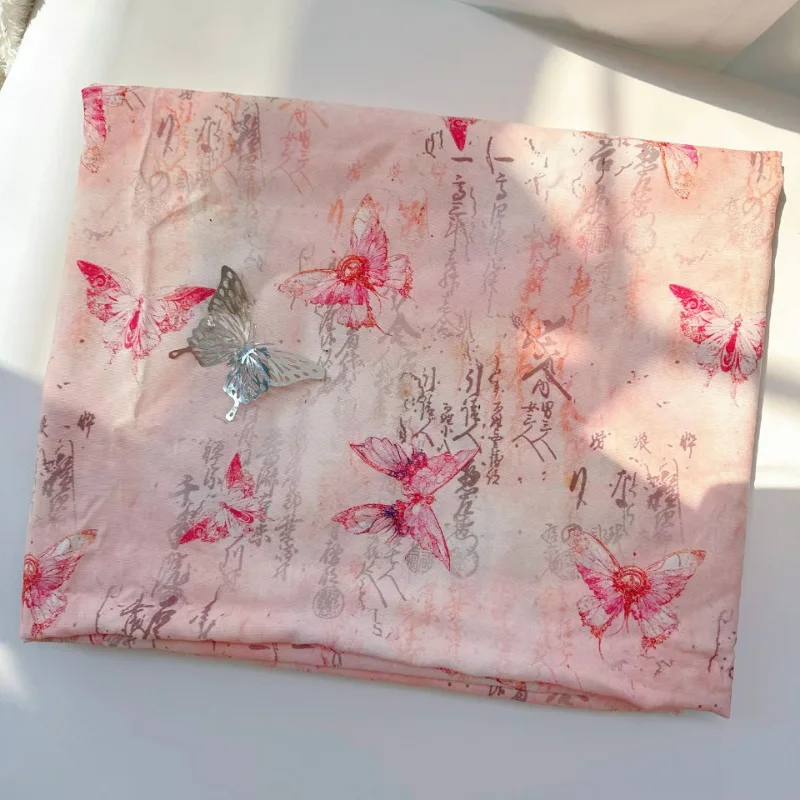 0.5/1/2 Yard Pink Butterfly Retro Calligraphy Printed Fabric New Chinese Style Perfect for DIY Clothing,Qipao,Dresses,Tablecloth
0.5/1/2 Yard Pink Butterfly Retro Calligraphy Printed Fabric New Chinese Style Perfect for DIY Clothing,Qipao,Dresses,Tablecloth