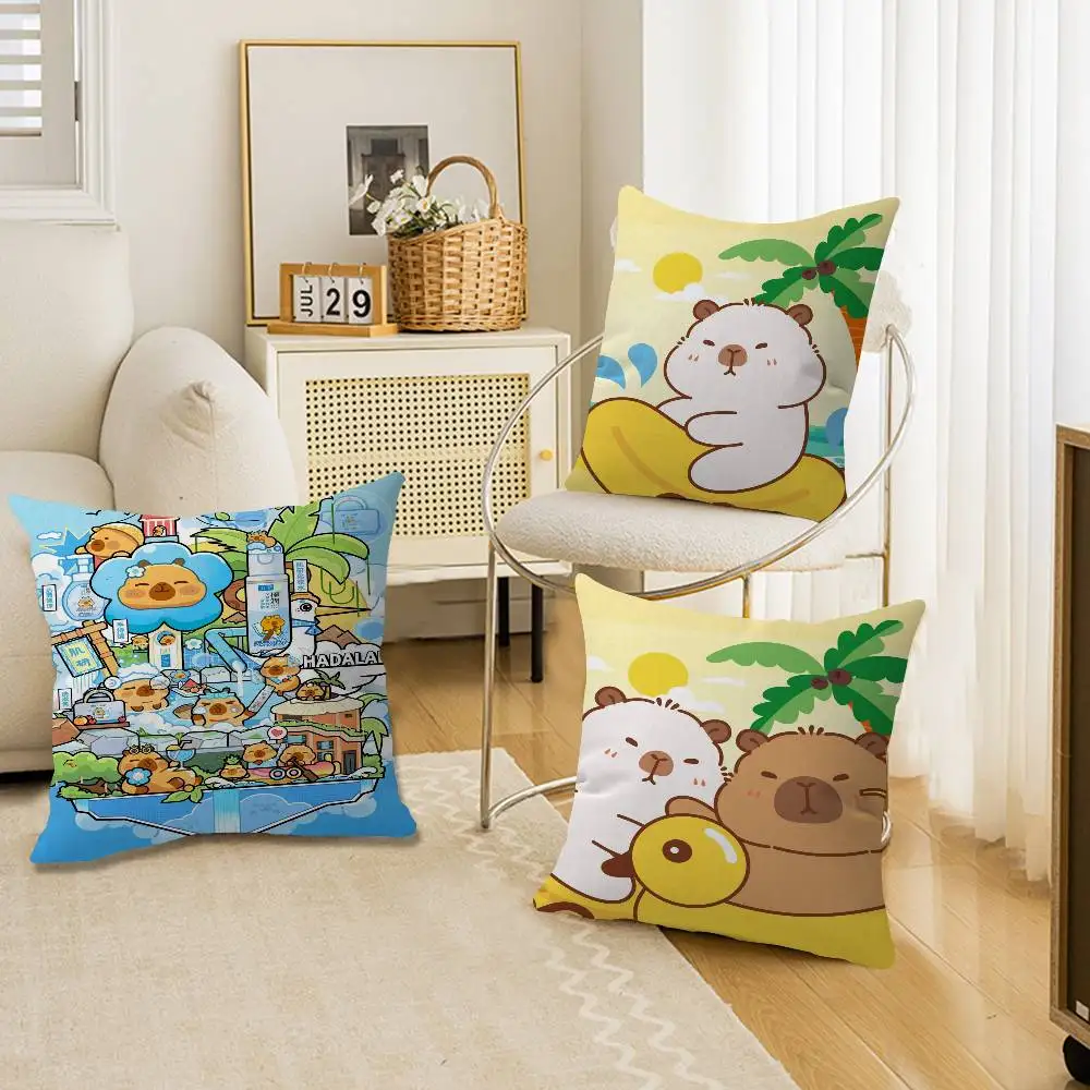 Cute Capybara Pillowcases Home Bedding Decorative Pillow Cover Wedding Super Soft Pillow Case
Cute Capybara Pillowcases Home Bedding Decorative Pillow Cover Wedding Super Soft Pillow Case