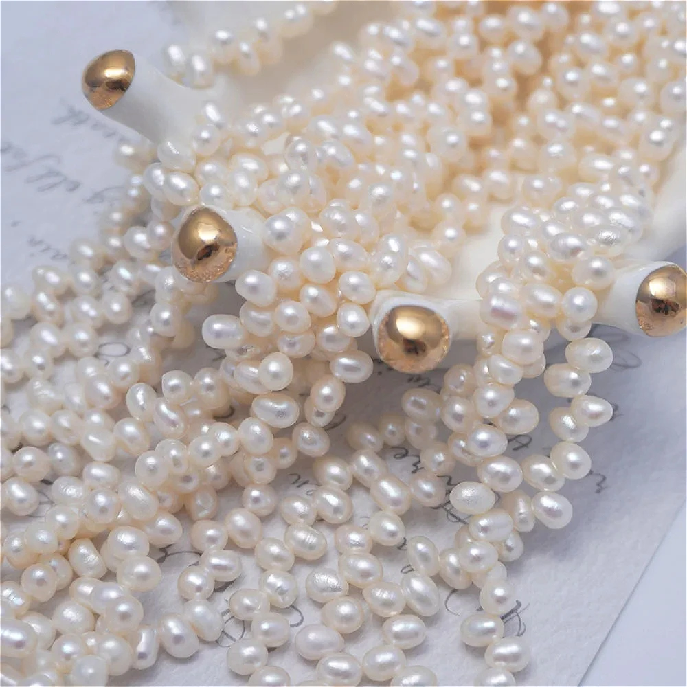 1Strand 5-6mm Natural Freshwater Pearls Bead String 3 7 Hole Rice Beads Loose Beads Charms DIY Necklace Bracelet Earrings Gift
1Strand 5-6mm Natural Freshwater Pearls Bead String 3 7 Hole Rice Beads Loose Beads Charms DIY Necklace Bracelet Earrings Gift