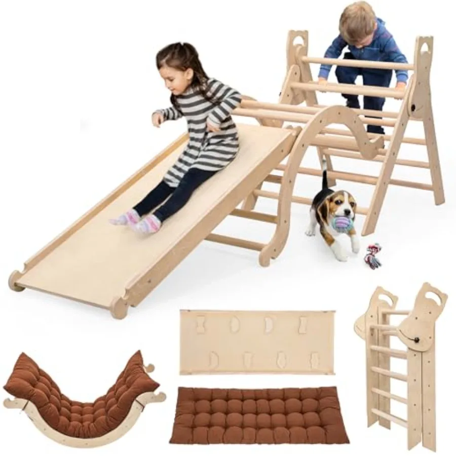 Большой складной игровой комплекс для малышей: треугольник Пиклера, горка, арка и подушка, 7-в-1, Монтессори-гимнастика для дома
Большой складной игровой комплекс для малышей: треугольник Пиклера, горка, арка и подушка, 7-в-1, Монтессори-гимнастика для дома