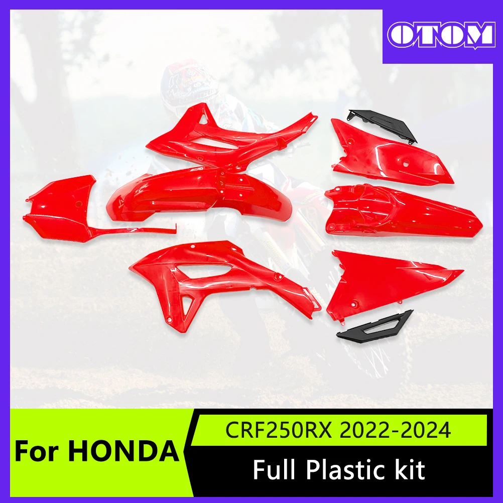 OTOM Motorcycle Plastic Fender Body Fairing Kit For HONDA CRF250RX CRF300RX CRF450RX 2021-2024 Front Rear Mudguards Side Cover
OTOM Motorcycle Plastic Fender Body Fairing Kit For HONDA CRF250RX CRF300RX CRF450RX 2021-2024 Front Rear Mudguards Side Cover