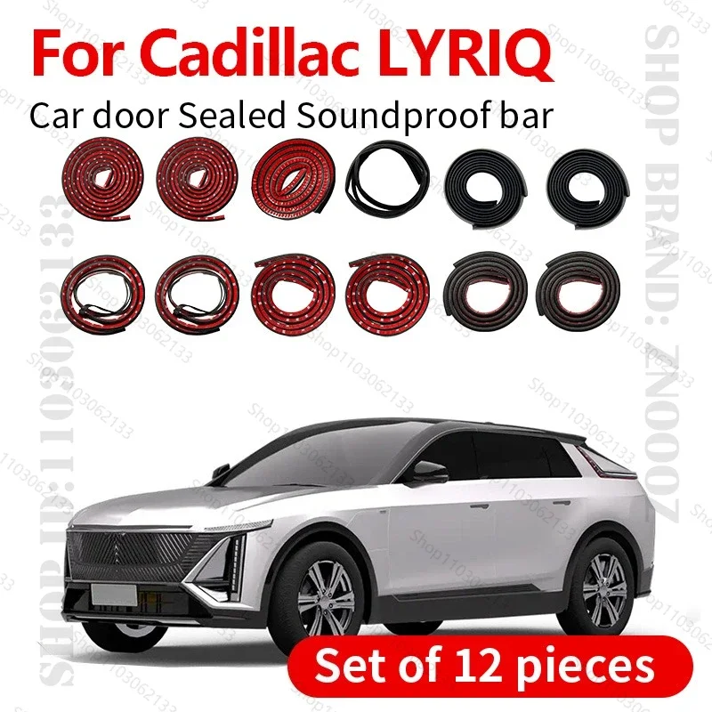 For 2022-2025 Cadillac LYRIQ Car Door Seal Strip Rubber Double Layer Sealing Protector Soundproof Dustproof Seal Strip 12PCS Set
For 2022-2025 Cadillac LYRIQ Car Door Seal Strip Rubber Double Layer Sealing Protector Soundproof Dustproof Seal Strip 12PCS Set