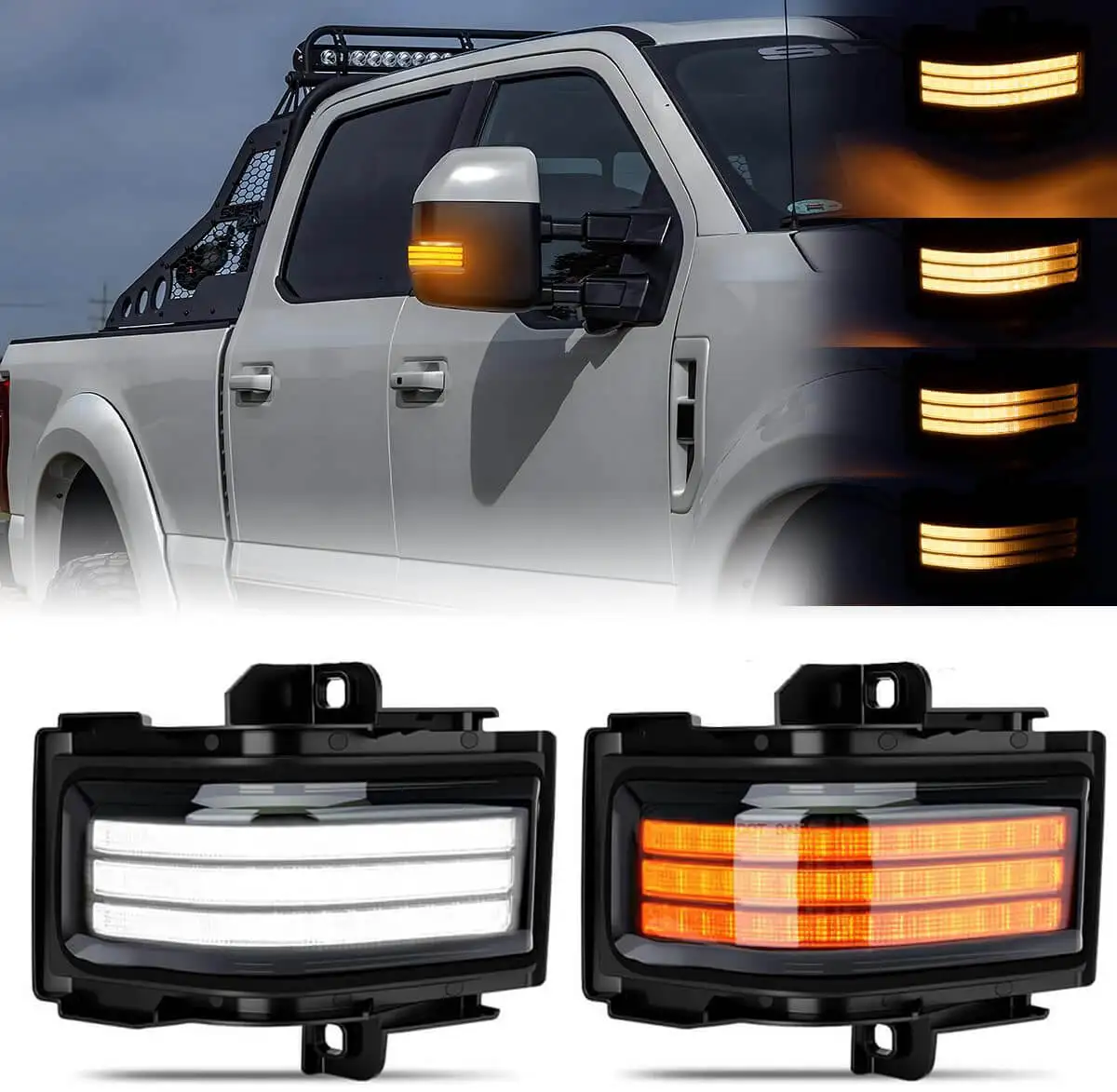 Driver Left Right Side Door Towing Mirror Turn Signal Light dynamic Indicator for Ford F150 F-150 F250 F350 F-450 F550 2015-2024
Driver Left Right Side Door Towing Mirror Turn Signal Light dynamic Indicator for Ford F150 F-150 F250 F350 F-450 F550 2015-2024