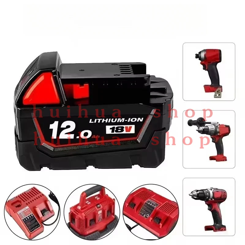 18 В, 12,0 Ач, замена литиевой батареи Milwaukee M18 XC, 48-11-1860, 48-11-1850, 48-11-1840, 48-11-1820, перезаряжаемые батареи
18 В, 12,0 Ач, замена литиевой батареи Milwaukee M18 XC, 48-11-1860, 48-11-1850, 48-11-1840, 48-11-1820, перезаряжаемые батареи