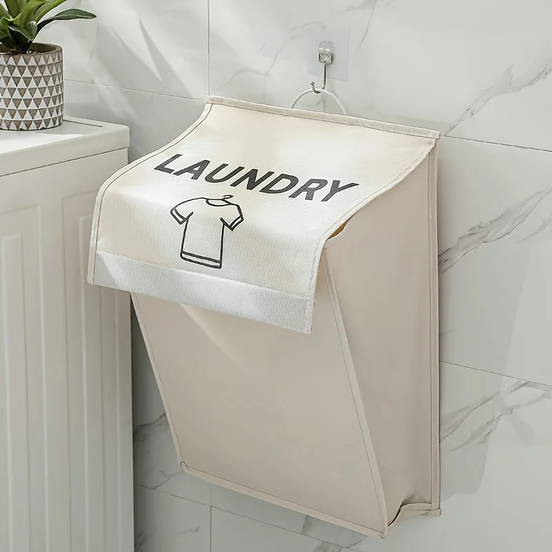 Large Capacity Oxford Fabric Laundry Hamper, Wall-Mounted Foldable Dirty Clothes Storage Basket with Handles
Large Capacity Oxford Fabric Laundry Hamper, Wall-Mounted Foldable Dirty Clothes Storage Basket with Handles
