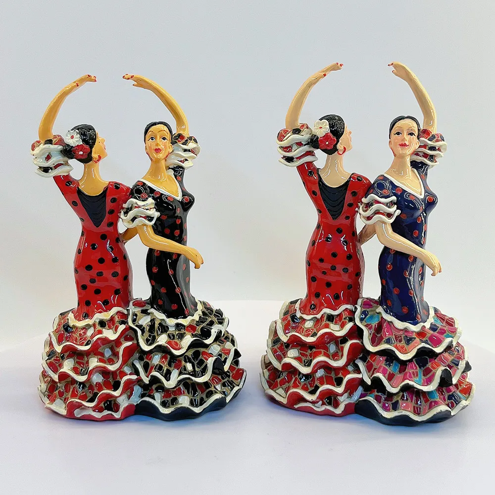 Dual Flamenco Dancers Resin Figurine, Spanish Folk Dance Souvenir, Mosaic Art Decor Gift & Collectible
Dual Flamenco Dancers Resin Figurine, Spanish Folk Dance Souvenir, Mosaic Art Decor Gift & Collectible