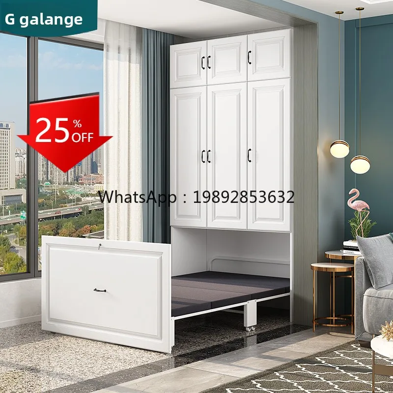 YFY Balcony Multifunctional Folding Invisible Bed Wardrobe Integrated Household with Storage Cabinet Folding Bed Cabinet
YFY Balcony Multifunctional Folding Invisible Bed Wardrobe Integrated Household with Storage Cabinet Folding Bed Cabinet