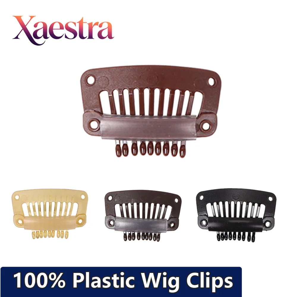 Snap Wig Clips 9-Teeth 100% Plastic Hair Clips With Silicon Rubber To Secure Wig Hair Extensions Toupee Anti Metal Allergy Clips
Snap Wig Clips 9-Teeth 100% Plastic Hair Clips With Silicon Rubber To Secure Wig Hair Extensions Toupee Anti Metal Allergy Clips