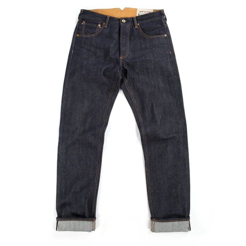Middle-High Jeans Men's Vintage Waist 15OZ Selvedged Denim Bukleback Straight Pencil Jeans Amekaji Cowboy Motorcycle Cargo Pants
Middle-High Jeans Men's Vintage Waist 15OZ Selvedged Denim Bukleback Straight Pencil Jeans Amekaji Cowboy Motorcycle Cargo Pants