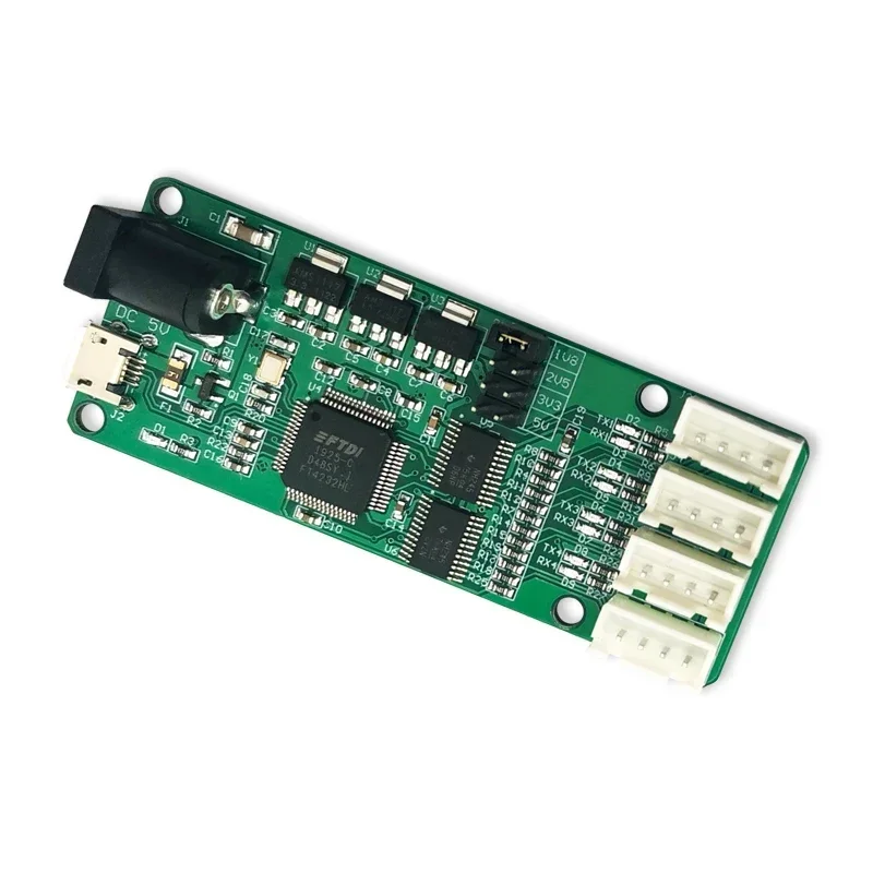 Serial Port Module UART USB to 4 Way TTL FT4232 Chip DC 5V Converter Board for Equipment NEW
Serial Port Module UART USB to 4 Way TTL FT4232 Chip DC 5V Converter Board for Equipment NEW