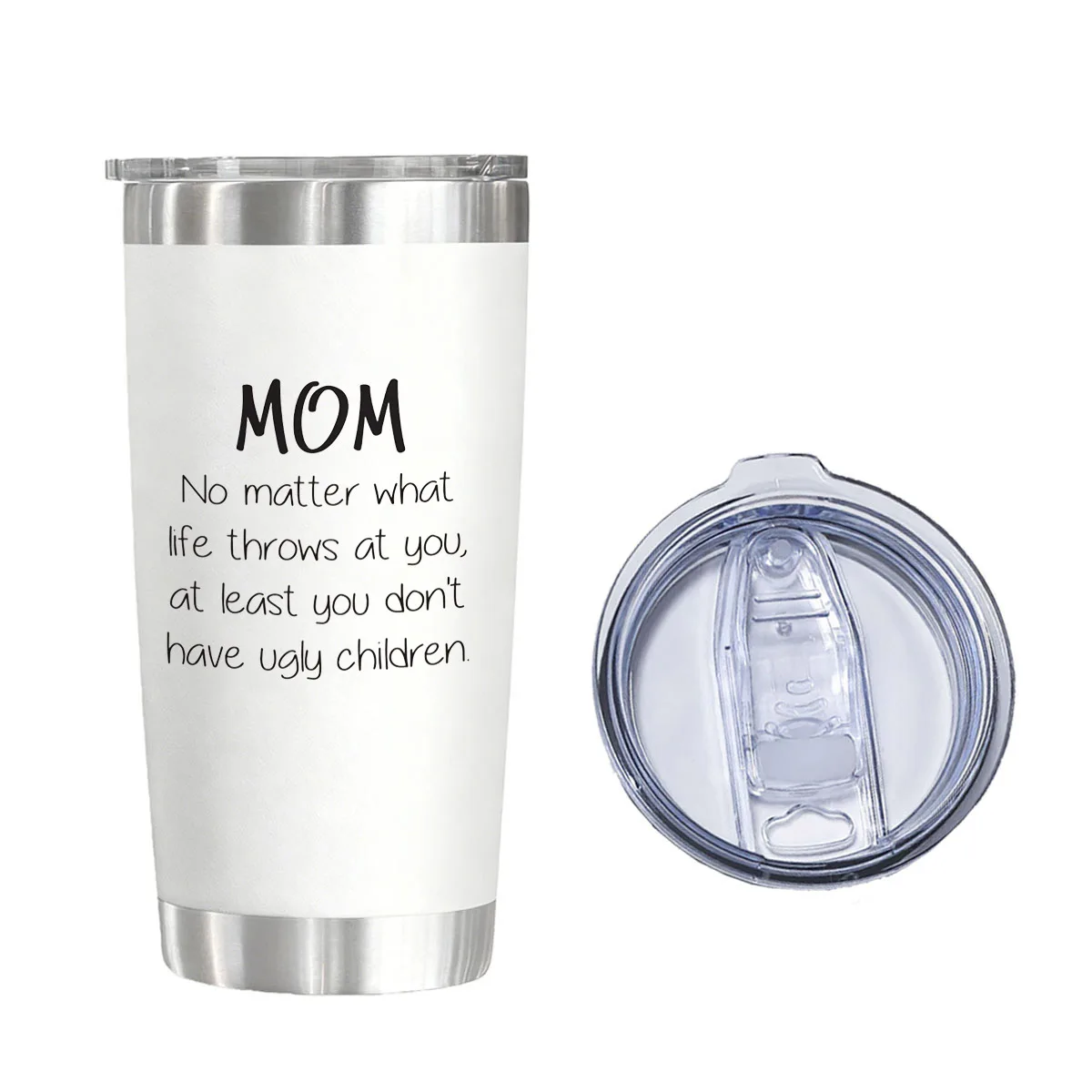 Mom No Matter What Life Throws At You Vacuum Flask 20 oz - Funny Mom Gift Insulated Water Glass for Birthday
Mom No Matter What Life Throws At You Vacuum Flask 20 oz - Funny Mom Gift Insulated Water Glass for Birthday