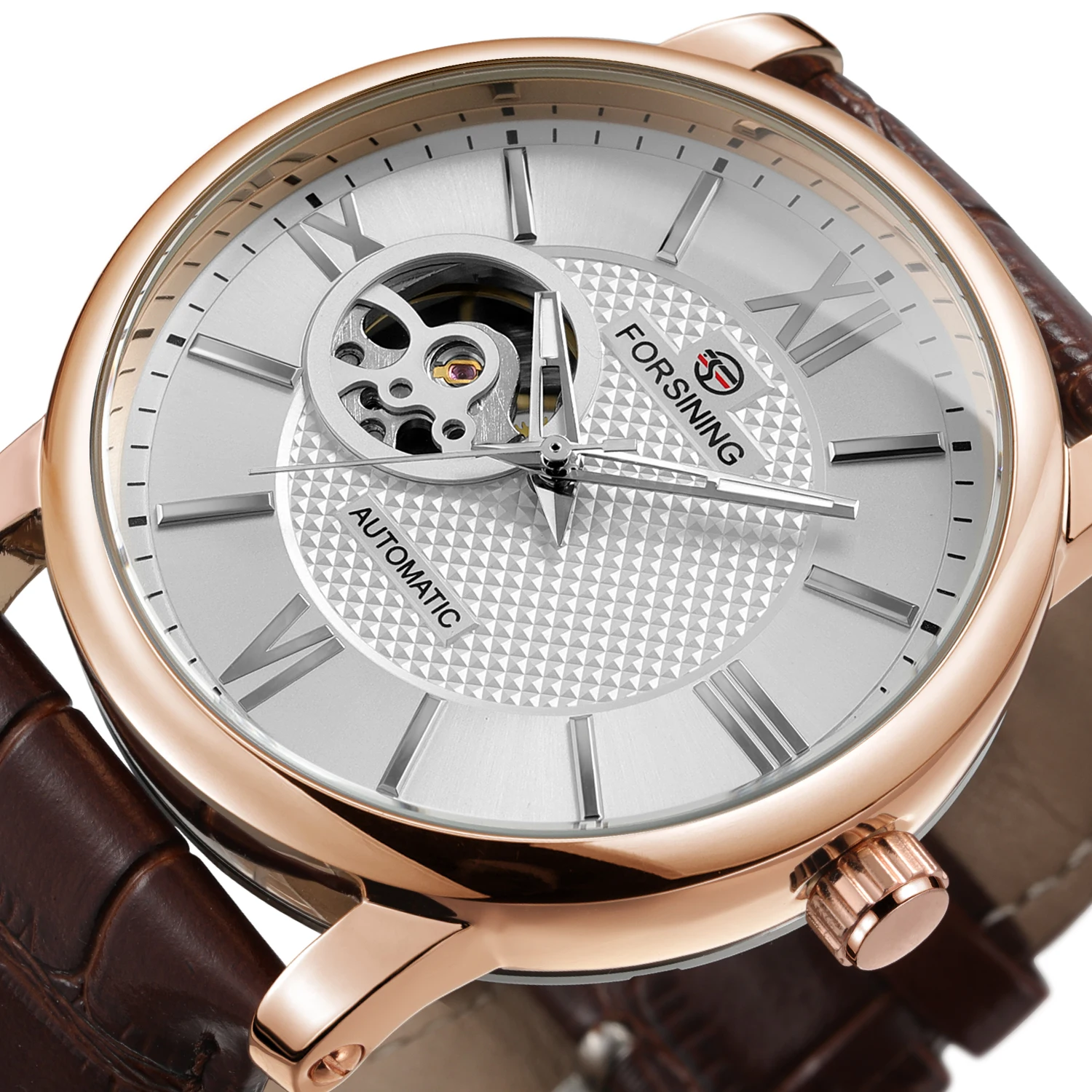 Forsining 2025 Business Mens Watches Top Brand Luxury Mechanical Skeleton Luminous Wristwatch Leather Classic Clock Reloj Hombre
Forsining 2025 Business Mens Watches Top Brand Luxury Mechanical Skeleton Luminous Wristwatch Leather Classic Clock Reloj Hombre