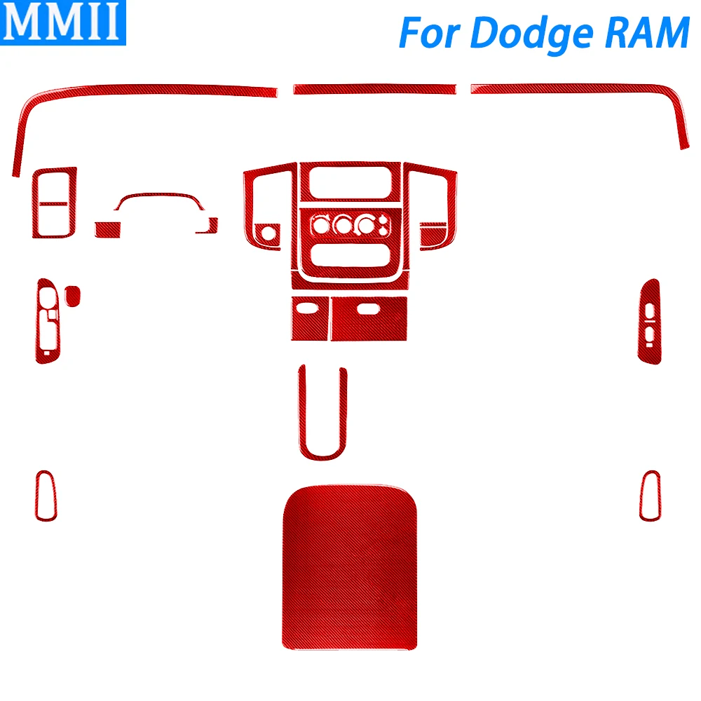 For Dodge RAM 2002 2003 2004 2005 Red Carbon Fiber Center Console Gear Shift Air Vent Trim Set Car Interior Accessories Sticker
For Dodge RAM 2002 2003 2004 2005 Red Carbon Fiber Center Console Gear Shift Air Vent Trim Set Car Interior Accessories Sticker