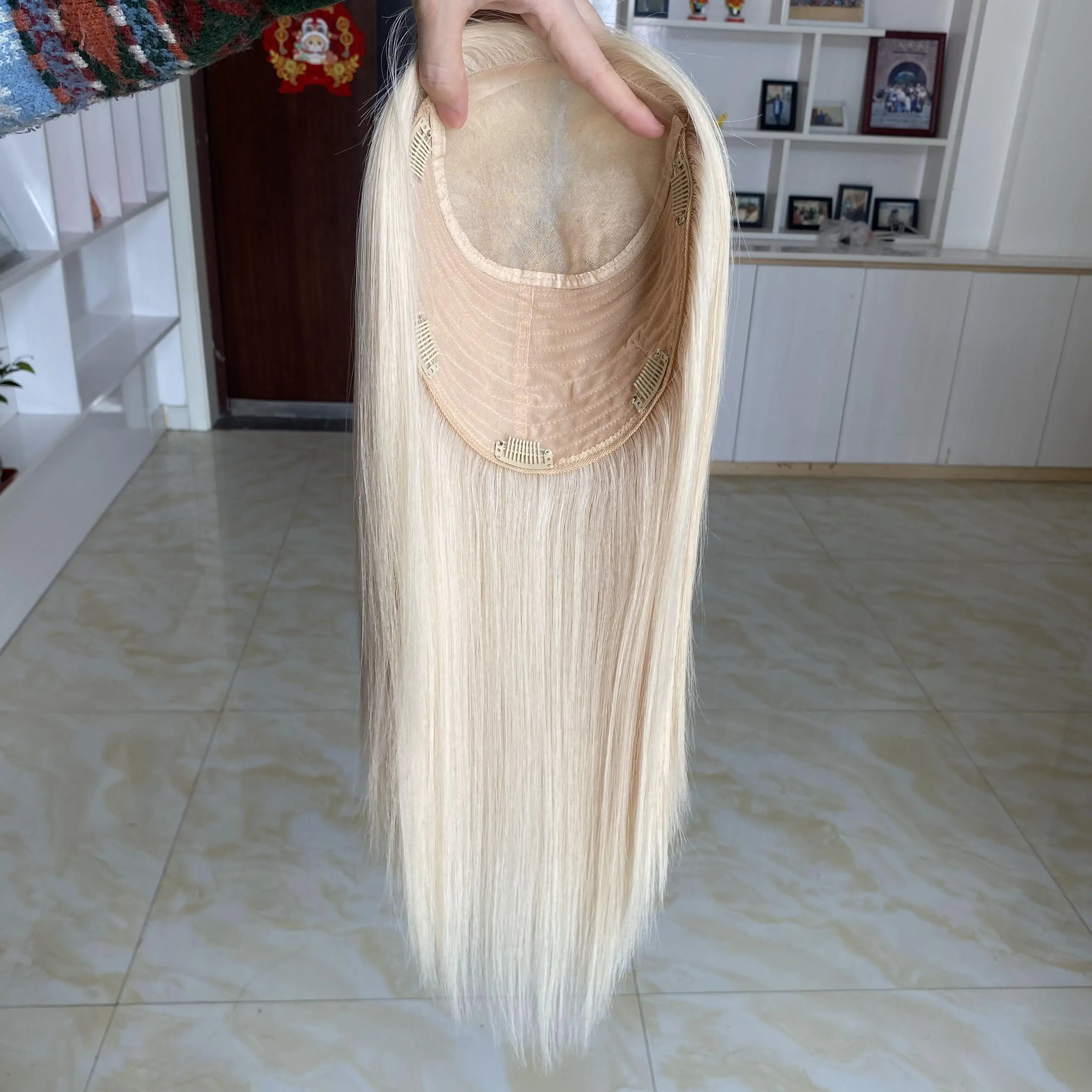 Instock Human Remy Hair Mono Base Topper For Women Large Size Full Volume MONO Base Topper Clip In Hair 8x9 Mono Base Toupee
Instock Human Remy Hair Mono Base Topper For Women Large Size Full Volume MONO Base Topper Clip In Hair 8x9 Mono Base Toupee