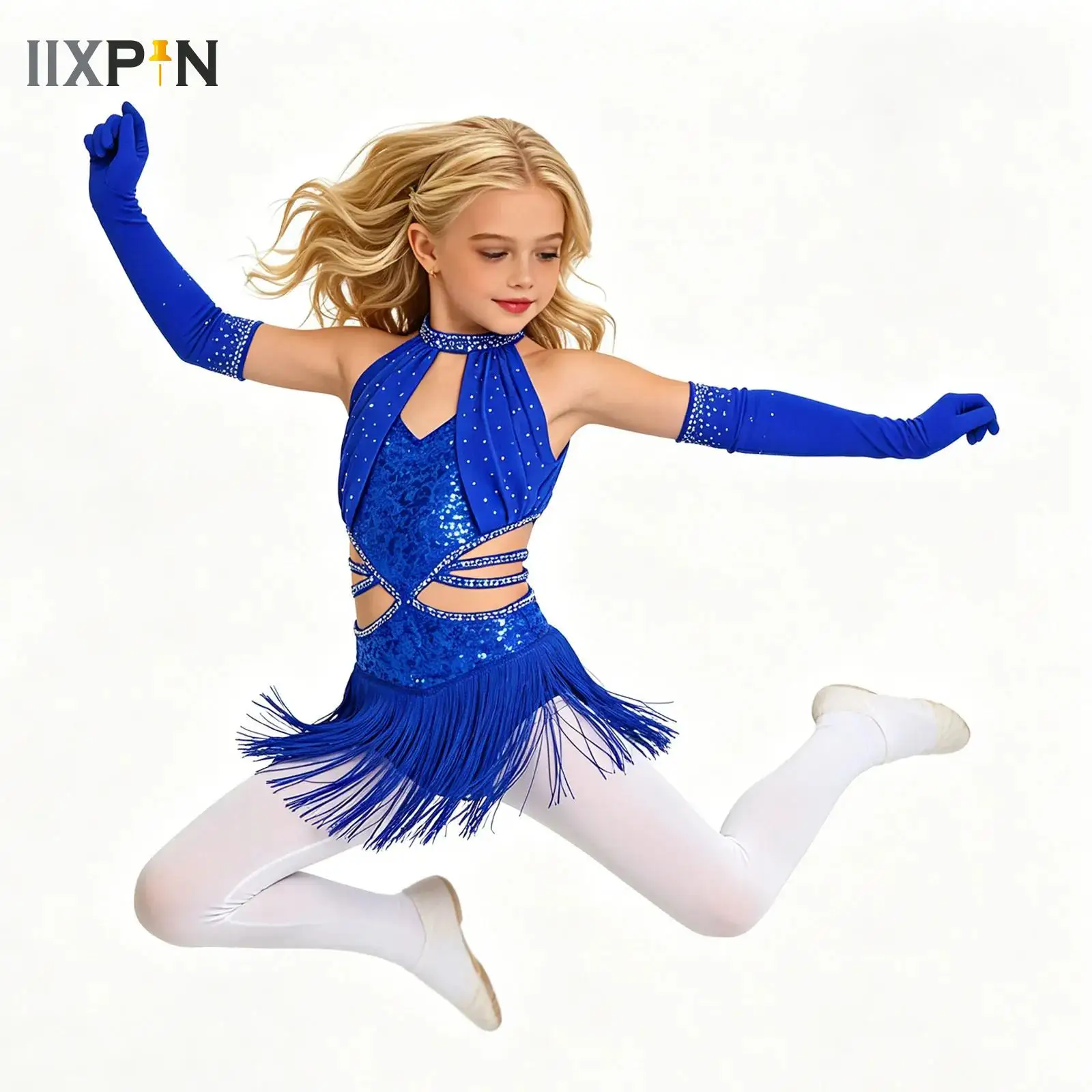 Rhinestones Latin Dance Performance Gymnastics Figure Skating Costume Kids Girl Jazz Dance Outfits Tassels Ballet Leotards Dress
Rhinestones Latin Dance Performance Gymnastics Figure Skating Costume Kids Girl Jazz Dance Outfits Tassels Ballet Leotards Dress