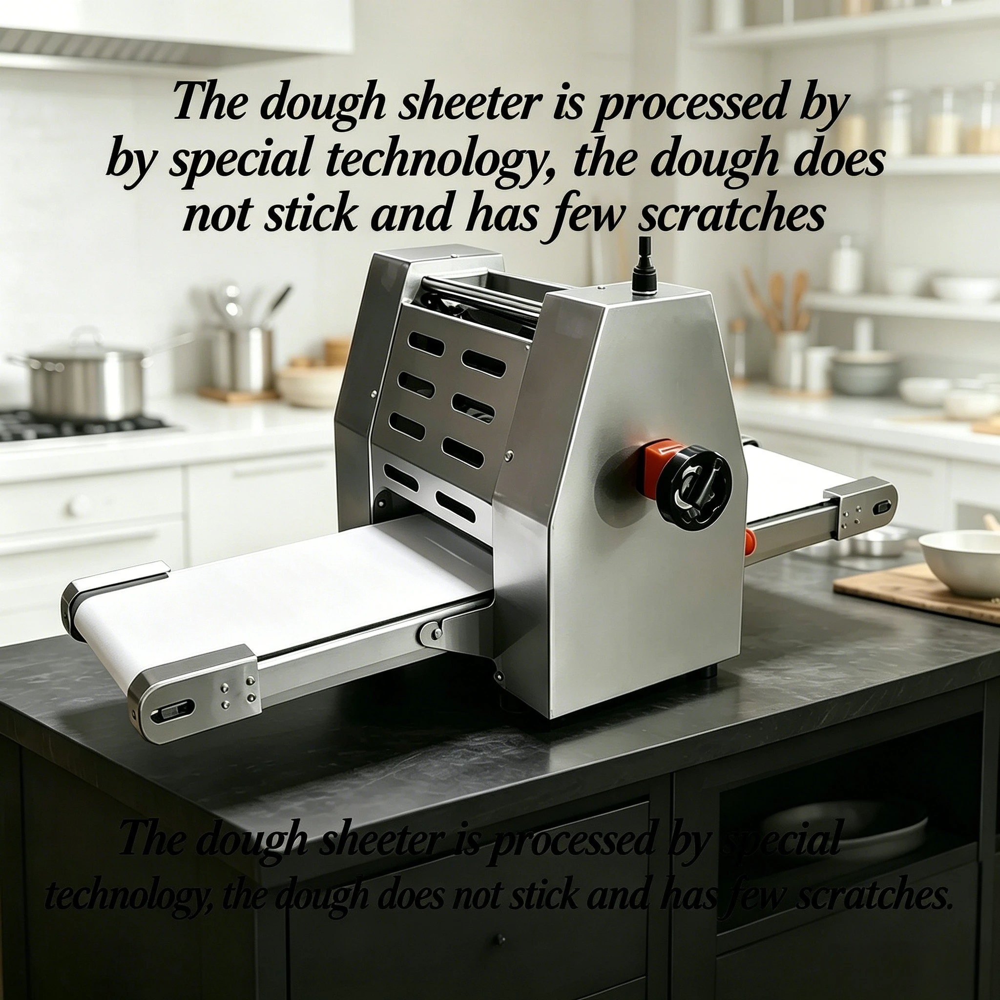 Mini Tabletop Dough Sheeter Commercial Pastry Dough Folding Machine Small Dough Press for Egg Tarts & Danish Pastry Making
Mini Tabletop Dough Sheeter Commercial Pastry Dough Folding Machine Small Dough Press for Egg Tarts & Danish Pastry Making