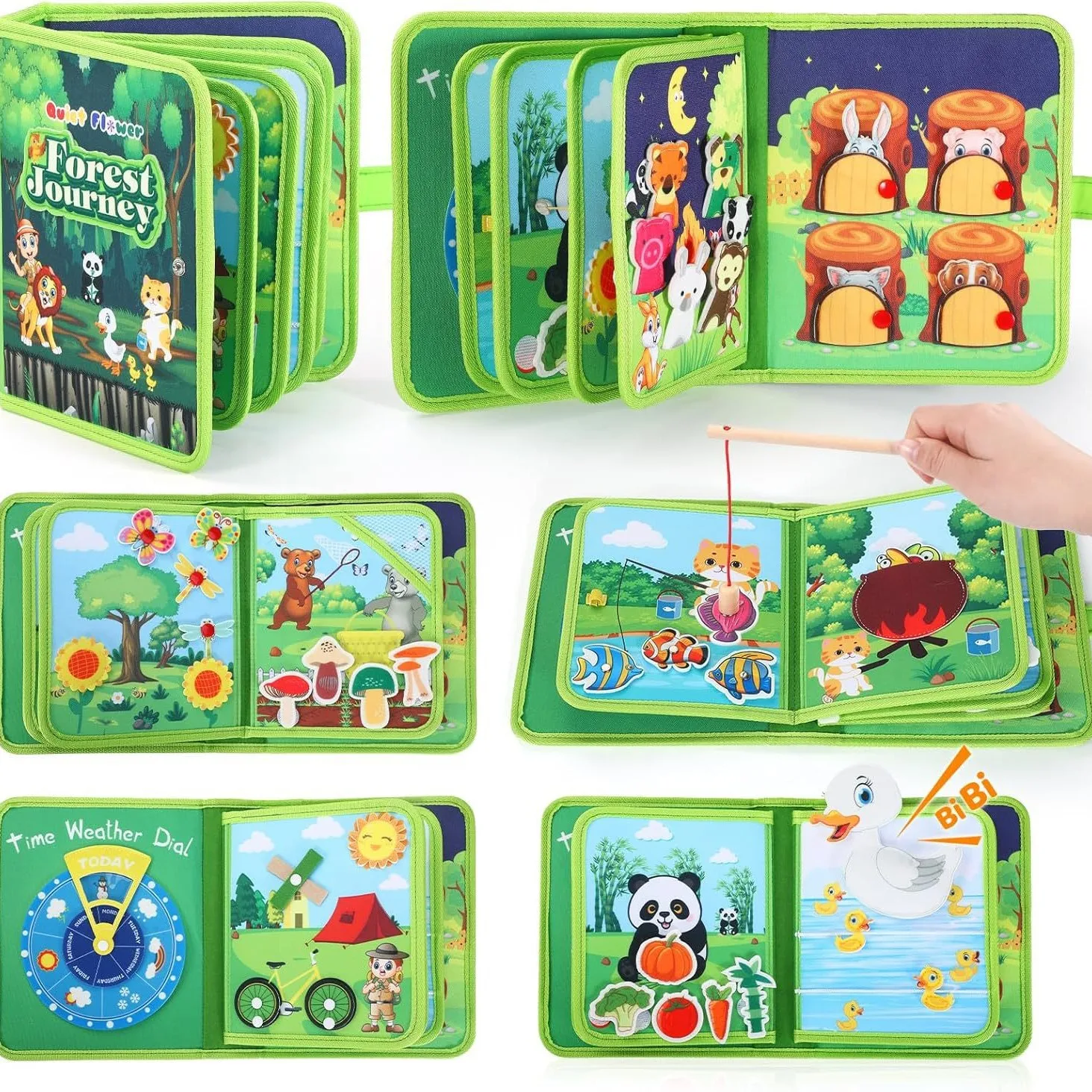 Обучающая тканевая книга для раннего детства, трехмерная обучающая доска с животными «сделай сам», детская тихая доска для раннего развития
Обучающая тканевая книга для раннего детства, трехмерная обучающая доска с животными «сделай сам», детская тихая доска для раннего развития