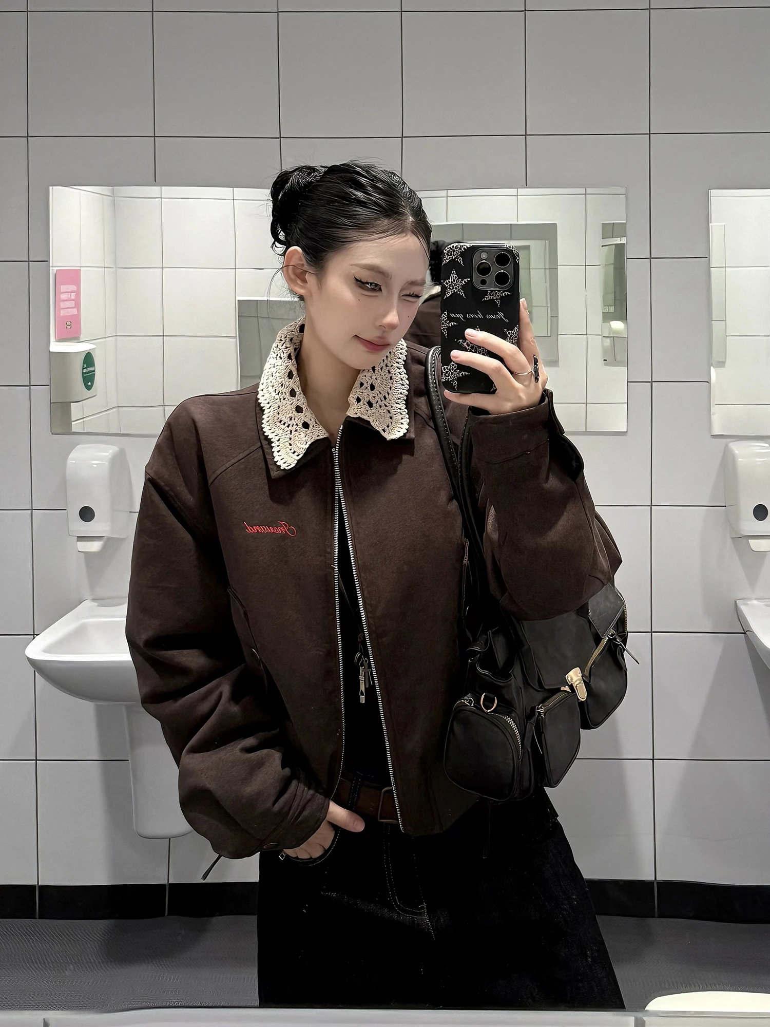 Double Layer Collar Cotton Jaet Women's Loose Fit Winter Coat with Cotton Padded Retro American Sle Knot Street...
Double Layer Collar Cotton Jaet Women's Loose Fit Winter Coat with Cotton Padded Retro American Sle Knot Street...