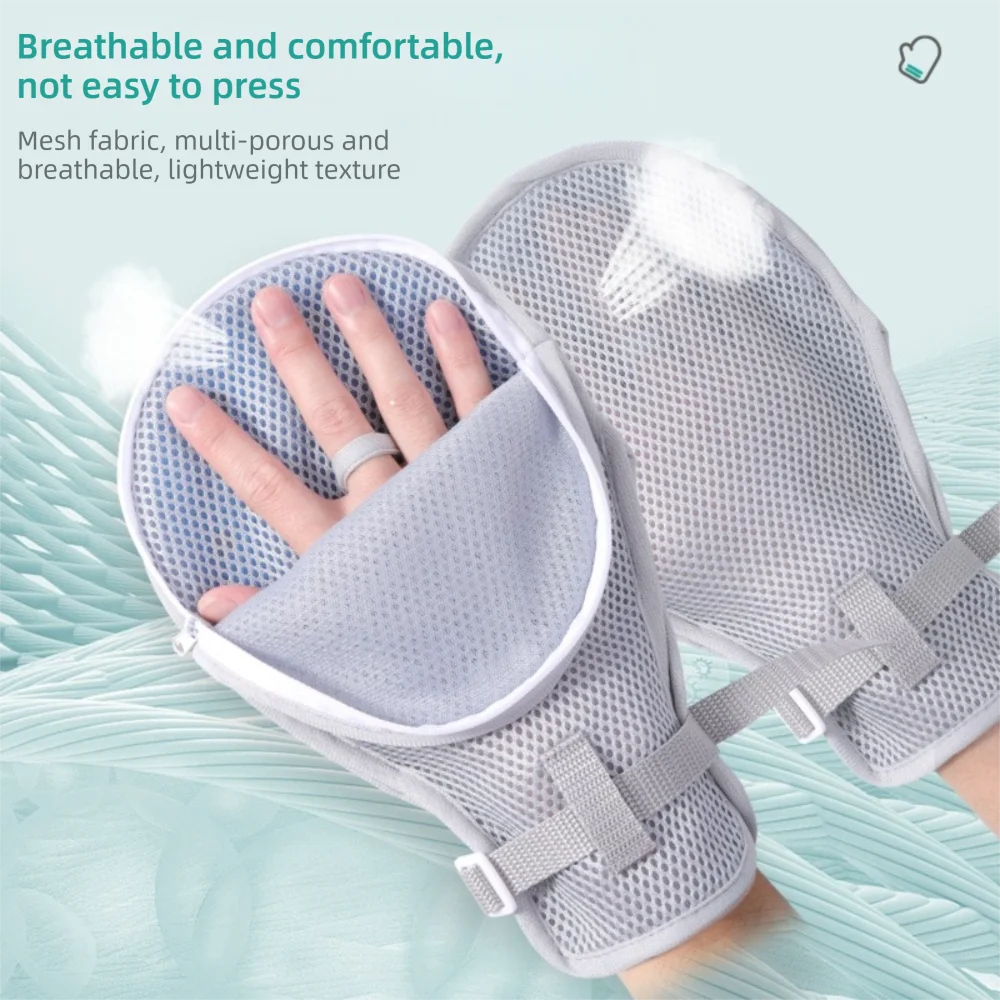 Protection Gloves Soft Mesh Restraint Gloves Breathable Adjustable Control Mitts Hand Fixed Gloves Nursing Tool
Protection Gloves Soft Mesh Restraint Gloves Breathable Adjustable Control Mitts Hand Fixed Gloves Nursing Tool