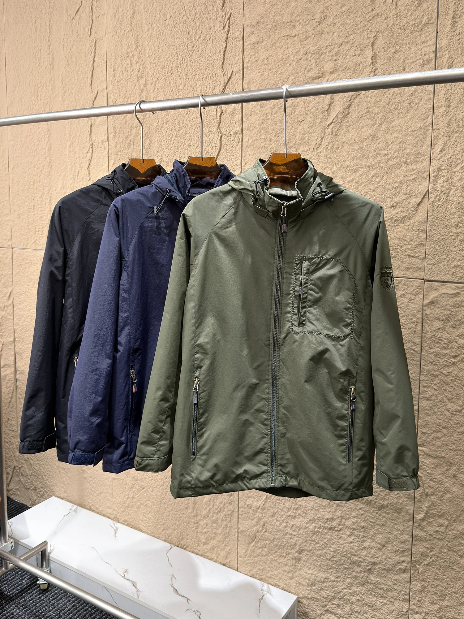 Commute Ready Men's Lightweight Wearable Waterproof Breathable Hooded Jacket Outerwear Durable Material Long Sleeve Zipper Cl...
Commute Ready Men's Lightweight Wearable Waterproof Breathable Hooded Jacket Outerwear Durable Material Long Sleeve Zipper Cl...