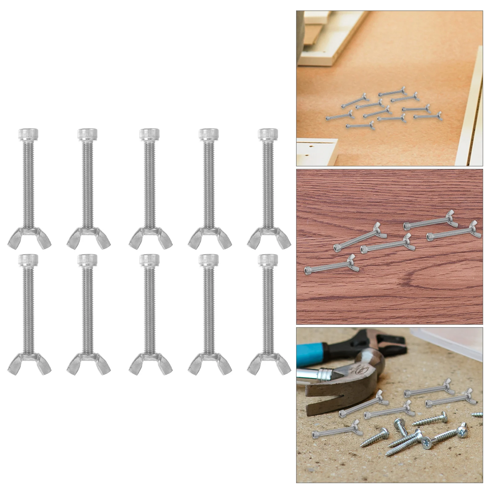 Screws Kit Stainless Steel Machine Fasteners Hand Tighten For Home Office Factory Use Repair Tool
Screws Kit Stainless Steel Machine Fasteners Hand Tighten For Home Office Factory Use Repair Tool