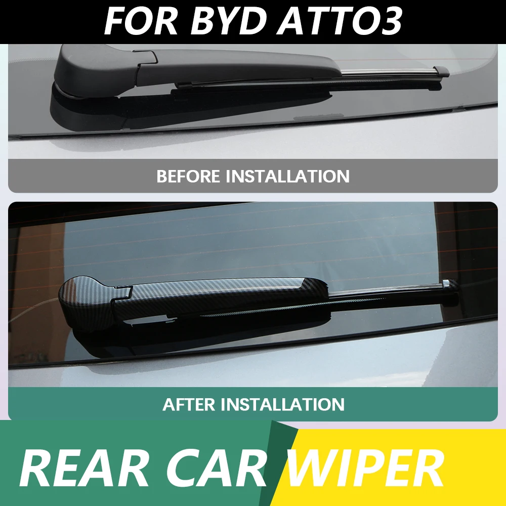 Carbon Fiber Car Rear Window Windshield Wiper Arm Blade Cover Trim Molding Styling for BYD ATTO 3 Yuan Plus 2022 2023 Acc
Carbon Fiber Car Rear Window Windshield Wiper Arm Blade Cover Trim Molding Styling for BYD ATTO 3 Yuan Plus 2022 2023 Acc