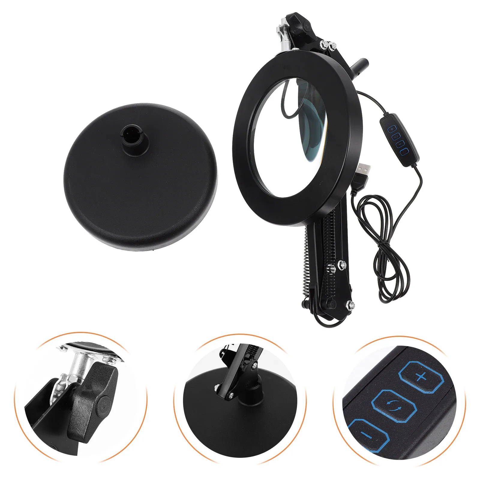 LED Magnifying Lamp Premium Material Eye Protection Portable Design Suitable for Tattoos Manicure Desktop Reading Student Lamp
LED Magnifying Lamp Premium Material Eye Protection Portable Design Suitable for Tattoos Manicure Desktop Reading Student Lamp