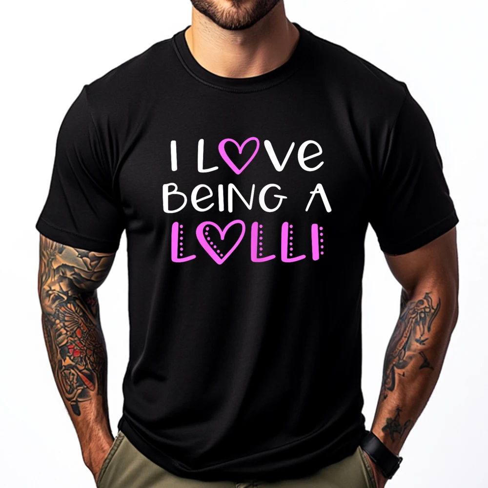 I Love Being A Lolli Cute Cool Luxury T Shirt Men High Quality White T Shirt Men Punk Style Short sleeve
I Love Being A Lolli Cute Cool Luxury T Shirt Men High Quality White T Shirt Men Punk Style Short sleeve