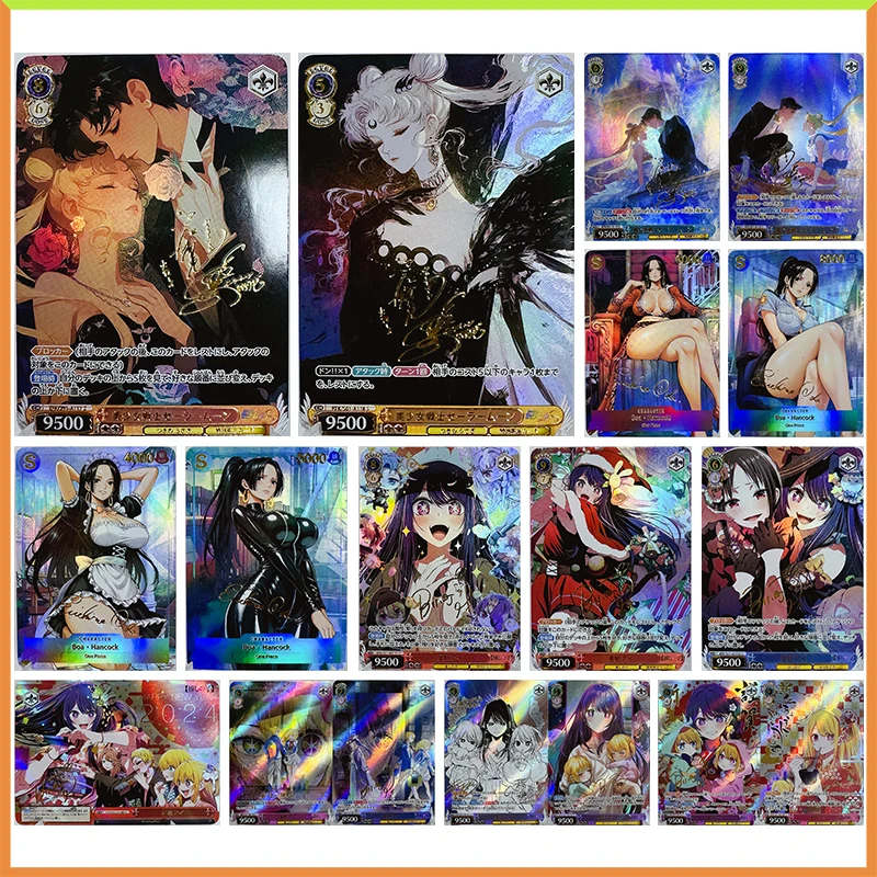 Аниме Weiss Schwarz DIY ACG преломляющие лазерные коллекционные карты Hancock Tsukino Usagi Hoshino Ai игрушки для мальчиков подарок на день рождения
Аниме Weiss Schwarz DIY ACG преломляющие лазерные коллекционные карты Hancock Tsukino Usagi Hoshino Ai игрушки для мальчиков подарок на день рождения