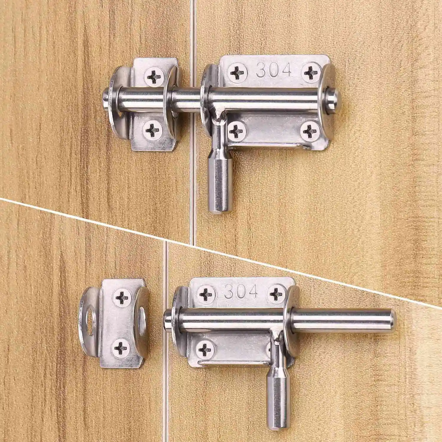 A45M-4Pcs Door Locks Garden Gate Internal Door Latches Stainless Steel Shed Lock Sliding Bolt Locks Latches For Bathroom
A45M-4Pcs Door Locks Garden Gate Internal Door Latches Stainless Steel Shed Lock Sliding Bolt Locks Latches For Bathroom