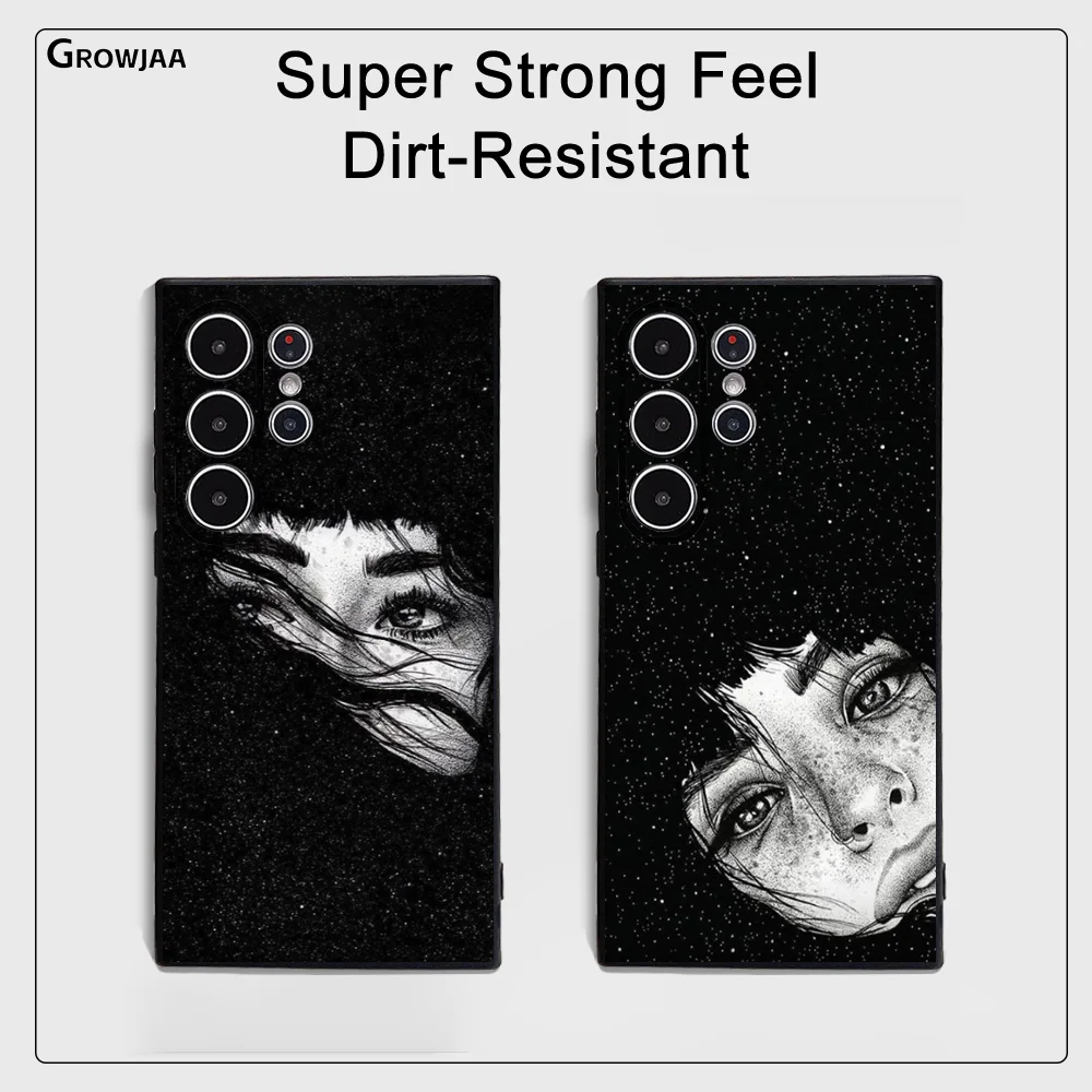 Art Black White Female Phone Case Samsung Galaxy S25 S24 S22 S23 Ultra S21 S20 Plus 5G Frosted Non-Slip Full Cover Soft Case
Art Black White Female Phone Case Samsung Galaxy S25 S24 S22 S23 Ultra S21 S20 Plus 5G Frosted Non-Slip Full Cover Soft Case