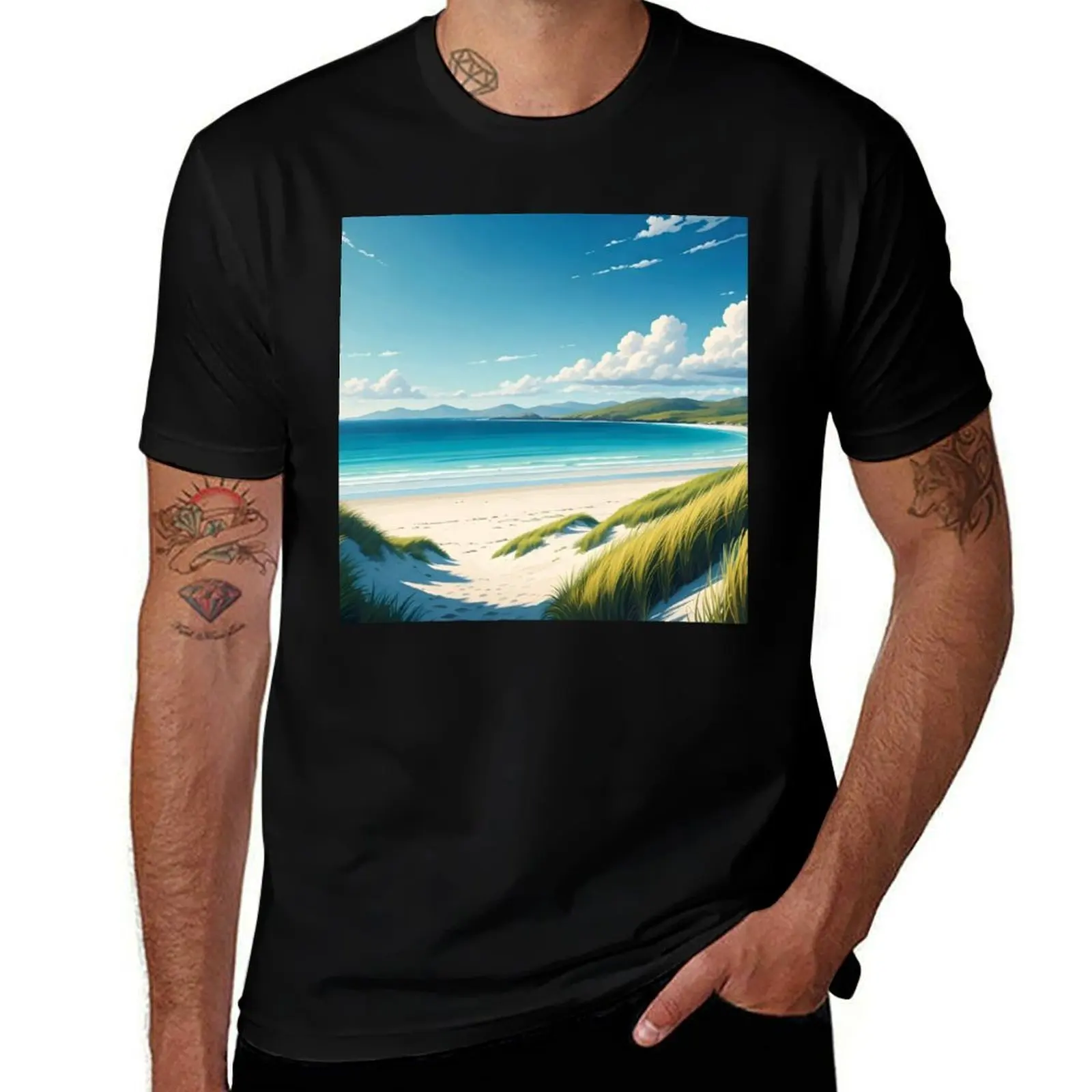 Luskentyre Beach: Silvery Sands of the Outer Hebrides T-Shirt blue archive valentines boutique clothes shirts men graphic
Luskentyre Beach: Silvery Sands of the Outer Hebrides T-Shirt blue archive valentines boutique clothes shirts men graphic