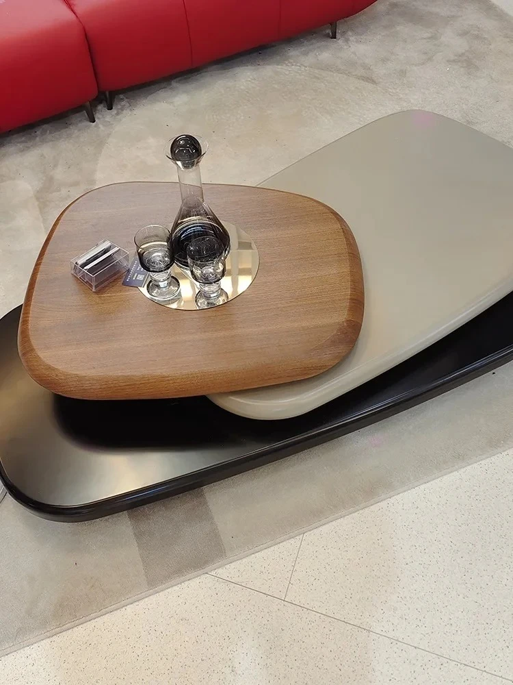 Italian Minimalist Suspension Rotating Tea Table Modern Light Luxury Living Room Designer Model Solid Wood Tea Table
Italian Minimalist Suspension Rotating Tea Table Modern Light Luxury Living Room Designer Model Solid Wood Tea Table
