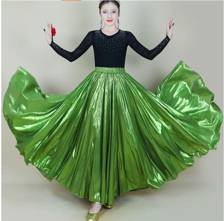 Xinjiang Dance Performance Costume, Women's Solid Color Large Skirt, Ethnic Style Costume
Xinjiang Dance Performance Costume, Women's Solid Color Large Skirt, Ethnic Style Costume