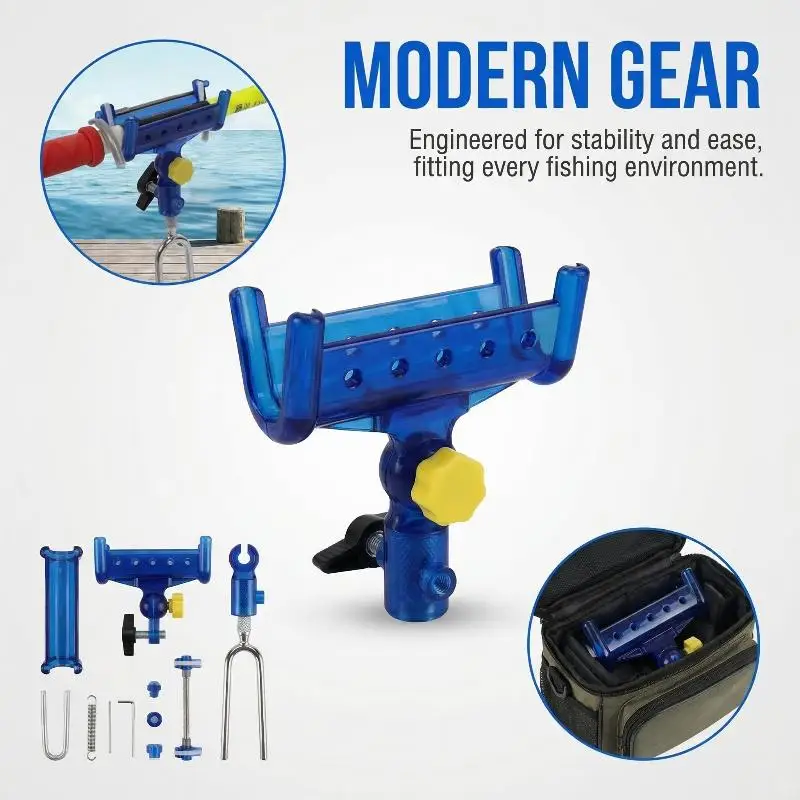 Stainless Steel Fishing Rod Holder 360° Adjustable One-Touch Lock Self-Lock Fishing Bracket with Reinforced Nylon Ti
Stainless Steel Fishing Rod Holder 360° Adjustable One-Touch Lock Self-Lock Fishing Bracket with Reinforced Nylon Ti