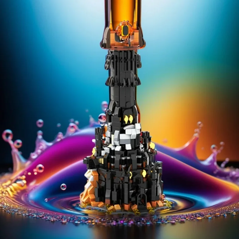 967PCS MOC Fantasy Movie Mini Barad Dur Model Building Blocks DIY Creative Assembly Building Blocks Display Gift Collection Set
967PCS MOC Fantasy Movie Mini Barad Dur Model Building Blocks DIY Creative Assembly Building Blocks Display Gift Collection Set
