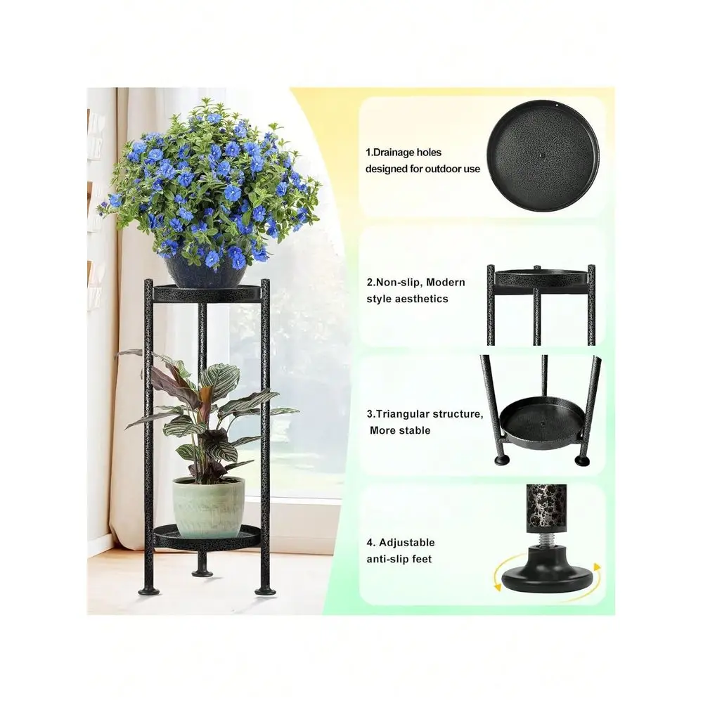 Plant Stand Indoor Outdoor, 2 Tier Iron Plant Stand, 30 Tall Pedestal Stand Outdoor, Metal Flower Stands For Indoor Plants, Bal
Plant Stand Indoor Outdoor, 2 Tier Iron Plant Stand, 30 Tall Pedestal Stand Outdoor, Metal Flower Stands For Indoor Plants, Bal