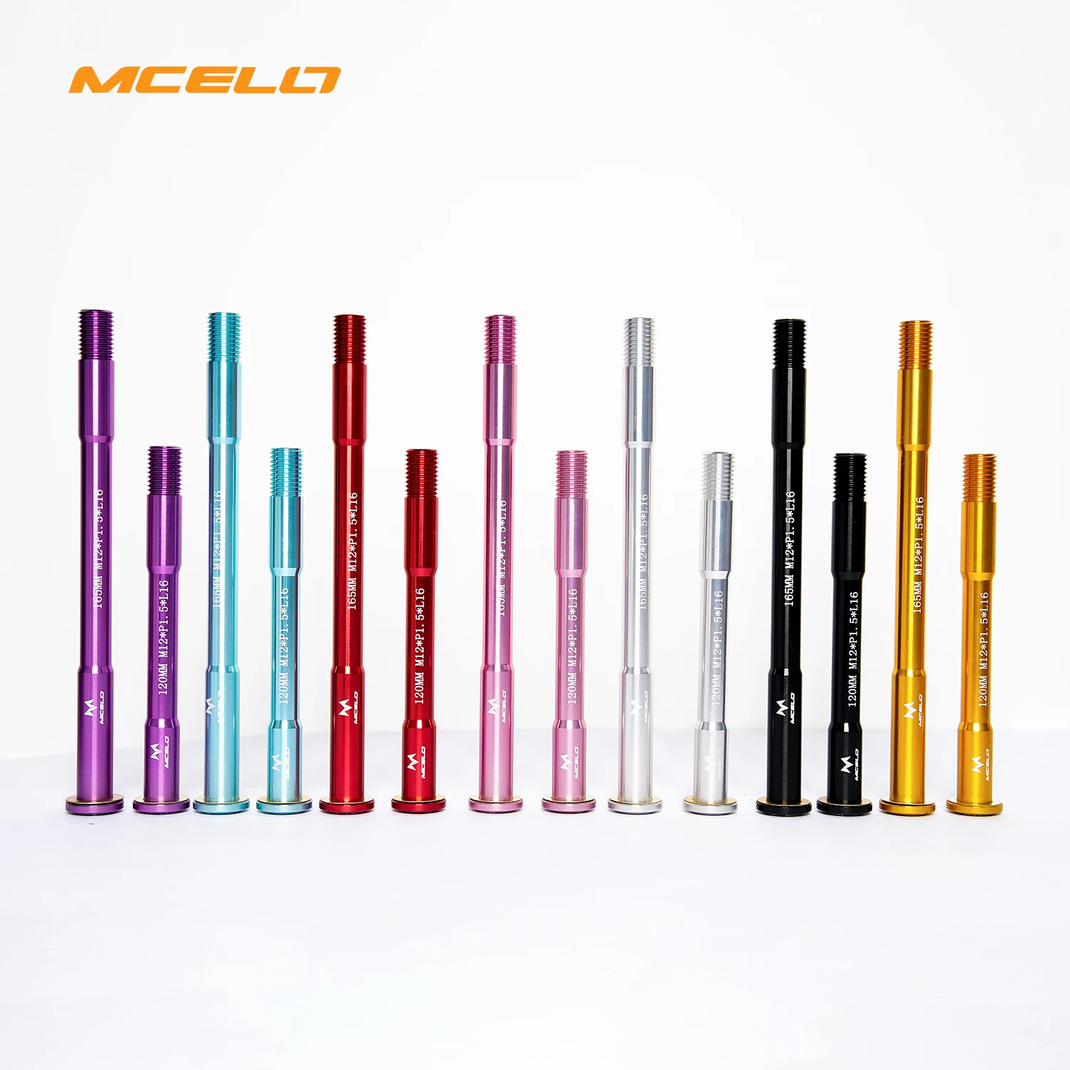 MCELO Road Bike Ultra Light Thru Axle Rod 120mm 165mm M12 P1.5 L16 Front Rear Hub Thru Axle Fork Shaft 12x142
MCELO Road Bike Ultra Light Thru Axle Rod 120mm 165mm M12 P1.5 L16 Front Rear Hub Thru Axle Fork Shaft 12x142