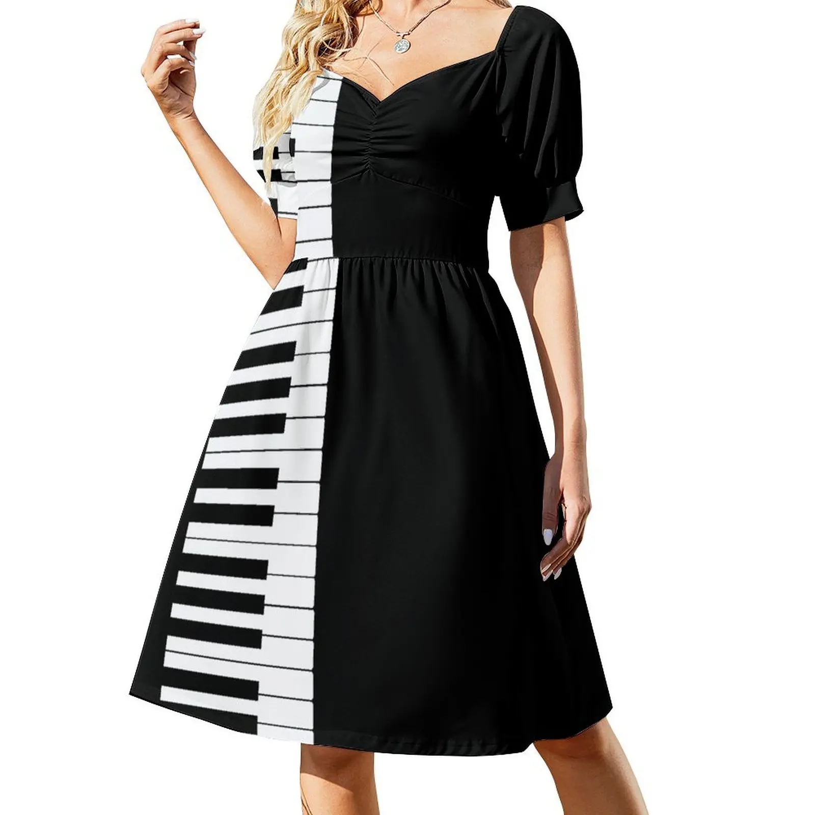 Black and white Piano Keys Short-Sleeved Dress summer dresses women 2025 Dresses gala
Black and white Piano Keys Short-Sleeved Dress summer dresses women 2025 Dresses gala
