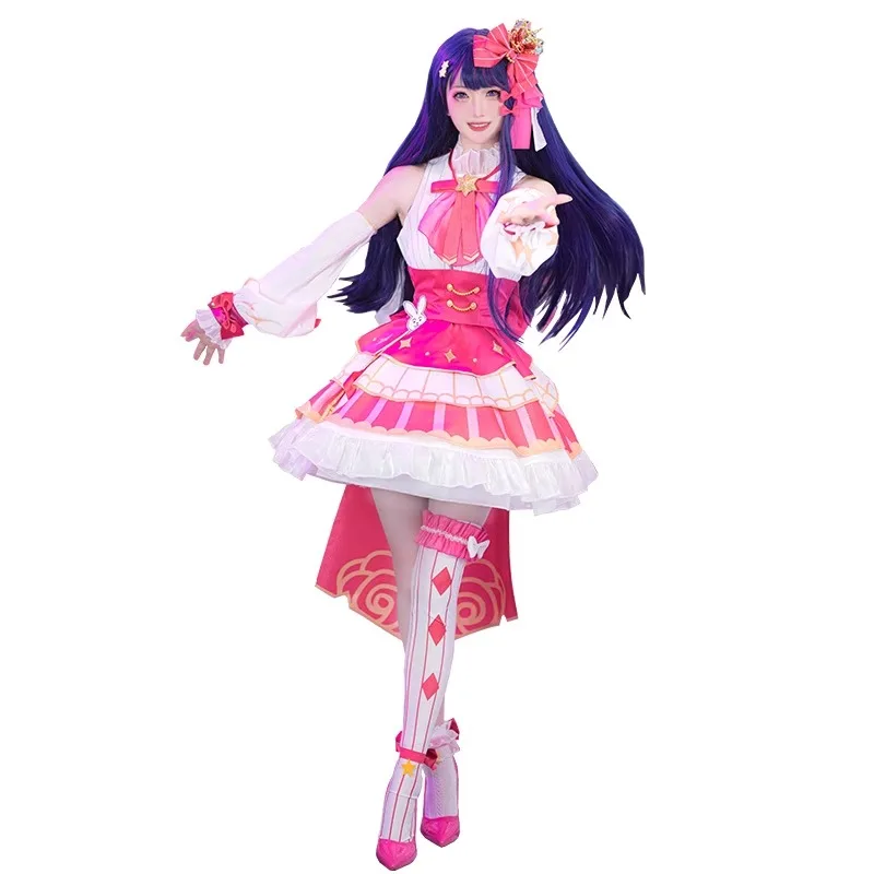 Anime Oshi No Ko Ai Hoshino Cosplay Costum Women Cute Princess Dress Socks Crown Suits Party Uniform Halloween Christmas Costume
Anime Oshi No Ko Ai Hoshino Cosplay Costum Women Cute Princess Dress Socks Crown Suits Party Uniform Halloween Christmas Costume