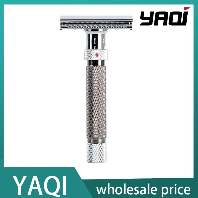 Beard Shaver Yaqi Stainless Steel Razor Adjustable The Final Cut Chrome And Gunmetal Color Safety Razor For Men
Beard Shaver Yaqi Stainless Steel Razor Adjustable The Final Cut Chrome And Gunmetal Color Safety Razor For Men