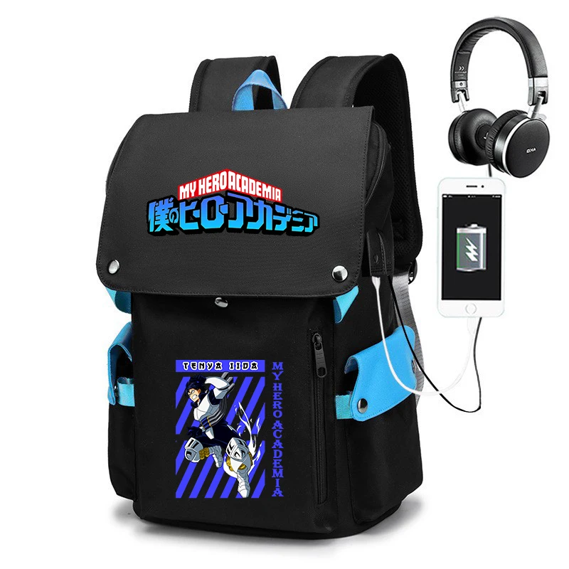 My Hero Academia Tenya Iida Print School Backpack Large Capacity Boys Bookbag Travel Rucksack
My Hero Academia Tenya Iida Print School Backpack Large Capacity Boys Bookbag Travel Rucksack