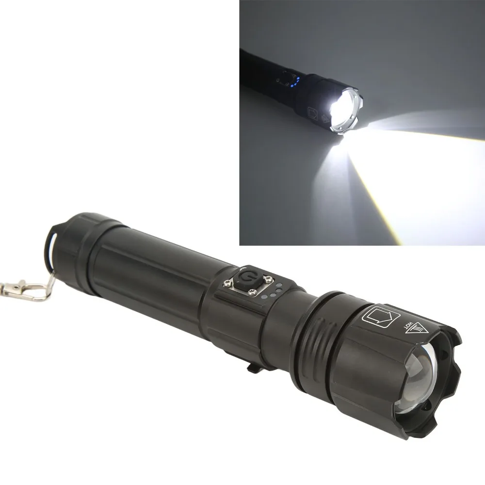 Durable 30W LED Flashlight 1200LM IPX4 Waterproof USB Flashlight 5 Modes Powerful Flashlight Emergency
Durable 30W LED Flashlight 1200LM IPX4 Waterproof USB Flashlight 5 Modes Powerful Flashlight Emergency
