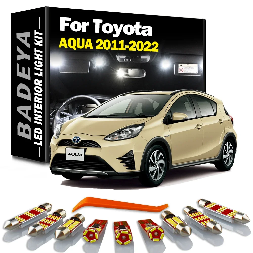 BADEYA, 10 шт., без ошибок для Toyota AQUA 2011 2012 - 2019 2020, 2021 детской интерьерной карты, автомобильная лампа внутреннего освещения для багажа
BADEYA, 10 шт., без ошибок для Toyota AQUA 2011 2012 - 2019 2020, 2021 детской интерьерной карты, автомобильная лампа внутреннего освещения для багажа