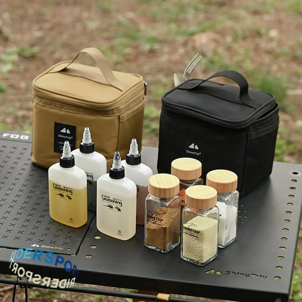 ShineTrip Outdoor Camping Seasoning Bottle Set Picnic Seasoning Box Oil Jar Dispenser Jar Bamboo Wooden Lid Sealed Seasoning Jar
ShineTrip Outdoor Camping Seasoning Bottle Set Picnic Seasoning Box Oil Jar Dispenser Jar Bamboo Wooden Lid Sealed Seasoning Jar