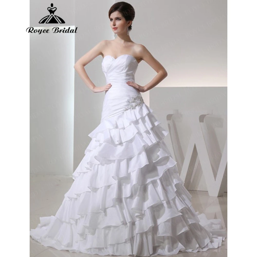 Roycebridal винтажное плиссированное свадебное платье трапециевидной формы с вырезом в форме сердца, многоуровневое атласное платье принцессы со шлейфом и бисером, 2025, по индивидуальному заказу
Roycebridal винтажное плиссированное свадебное платье трапециевидной формы с вырезом в форме сердца, многоуровневое атласное платье принцессы со шлейфом и бисером, 2025, по индивидуальному заказу
