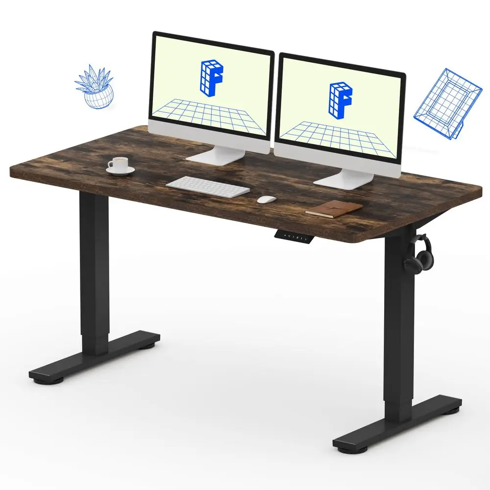 EN1 OnePiece 55 x 28 Inches Electric Stand Up Desk Workstation, Home Office Computer Height Adjustable Desk Black Frame Rustic
EN1 OnePiece 55 x 28 Inches Electric Stand Up Desk Workstation, Home Office Computer Height Adjustable Desk Black Frame Rustic