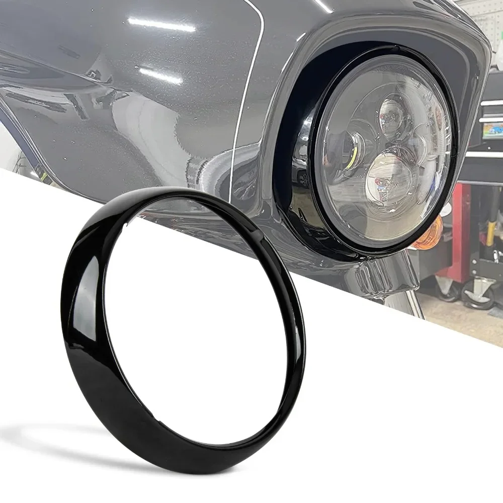 Motorcycle 7" Headlight Lamp Trim Ring Cover Headlight Assembly for harley Touring Road King Electra Glide Street FLHT FLHR
Motorcycle 7" Headlight Lamp Trim Ring Cover Headlight Assembly for harley Touring Road King Electra Glide Street FLHT FLHR