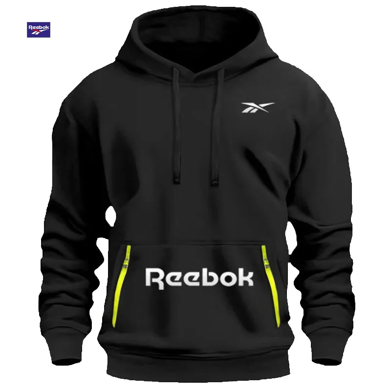 New model of Reebok men's sportswear sweatshirt for Europe, with zippers and pocket on sleeves, hooded sweatshirt jacket, comfor
New model of Reebok men's sportswear sweatshirt for Europe, with zippers and pocket on sleeves, hooded sweatshirt jacket, comfor