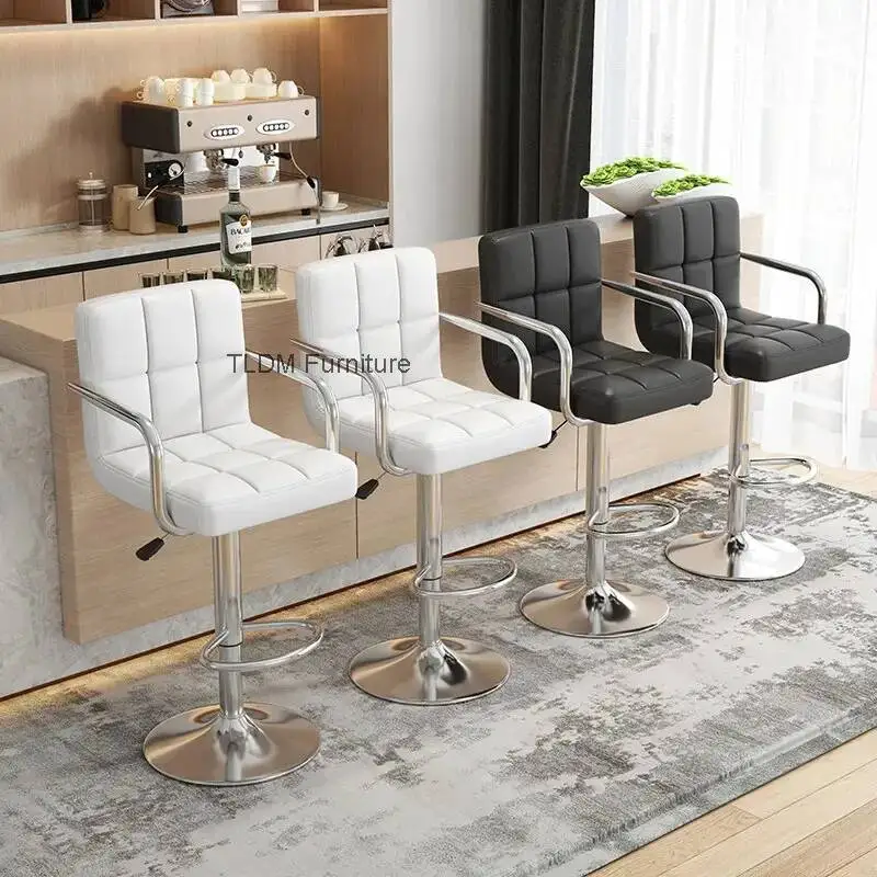 Relaxing De Swivel Office Arm Chair Barstools Rocking Bar Comfortable Leather Bar Ergonomic Bancos Soft Lounge Suite Furniture
Relaxing De Swivel Office Arm Chair Barstools Rocking Bar Comfortable Leather Bar Ergonomic Bancos Soft Lounge Suite Furniture